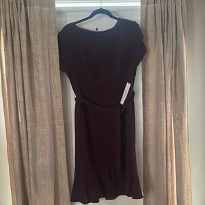 Calvin Klein Deep Purple Midi Dress